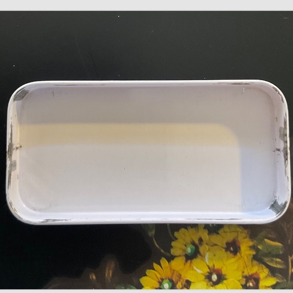 Vintage Blue Willow Spice Tin Pagoda Great Britain Chinoiserie 3.5” X 2.75” - Picture 4 of 6